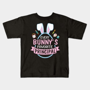 Every Bunny's Favorite Principal Happy Easter Day To Me You Kids T-Shirt